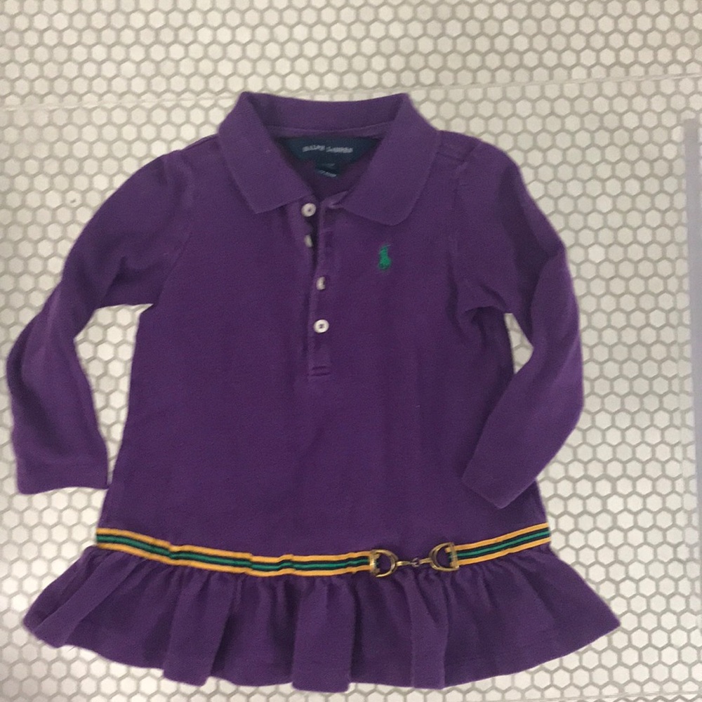 Toddler girl polo. By Ralph Lauren. S 2T